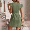 Women's  Dress Casual Fashion Casual Solid Color Sleeveless  Dress