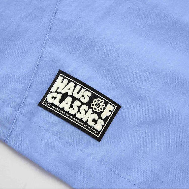 Puma Classics Woven Haus Of Loose Collar Fashion Soft Short Sleeve Shirt Unisex shirts Lavender-Purple 631555-47