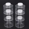 6 Pcs Stackable Spice Pot Spice Tower Spice Color Transparent Pot Seasoning Bottle For Kitchen