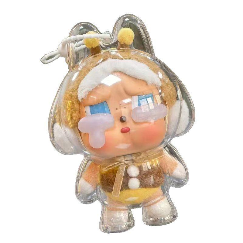 Прозрачный защитный чехол-пыльник для серии CRYBABY Плачущий ребенок Плюшевый чехол для защиты лица Защитный чехол ПК Акриловый мат