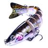 12.8cm-18g Multi-Jointed Bionic Minnow Sinking Lure for Sea Fishing Tackle.