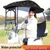 Electric Vehicle Sunshade and Rain Canopy for Bikes and Motorcycles