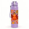 1PC Autumn Maple Turkey Art 750ml Color Plastic Sports Water Bottle Leakproof Flip Straw Lid Suitable for Sports Office Home Use