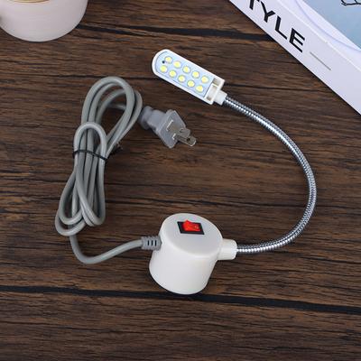 1Pc 10/20/30 Led Sewing Machine Lamp 360 Flexible Adjustable Gooseneck Work Lamp Industrial Lights With Base For Workbench
