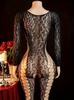 Leopard Print Hollow Out Sexy Lingerie For Women Erotic Babydoll Bodystocking Underwear Costumes Sleepwear Nightwear