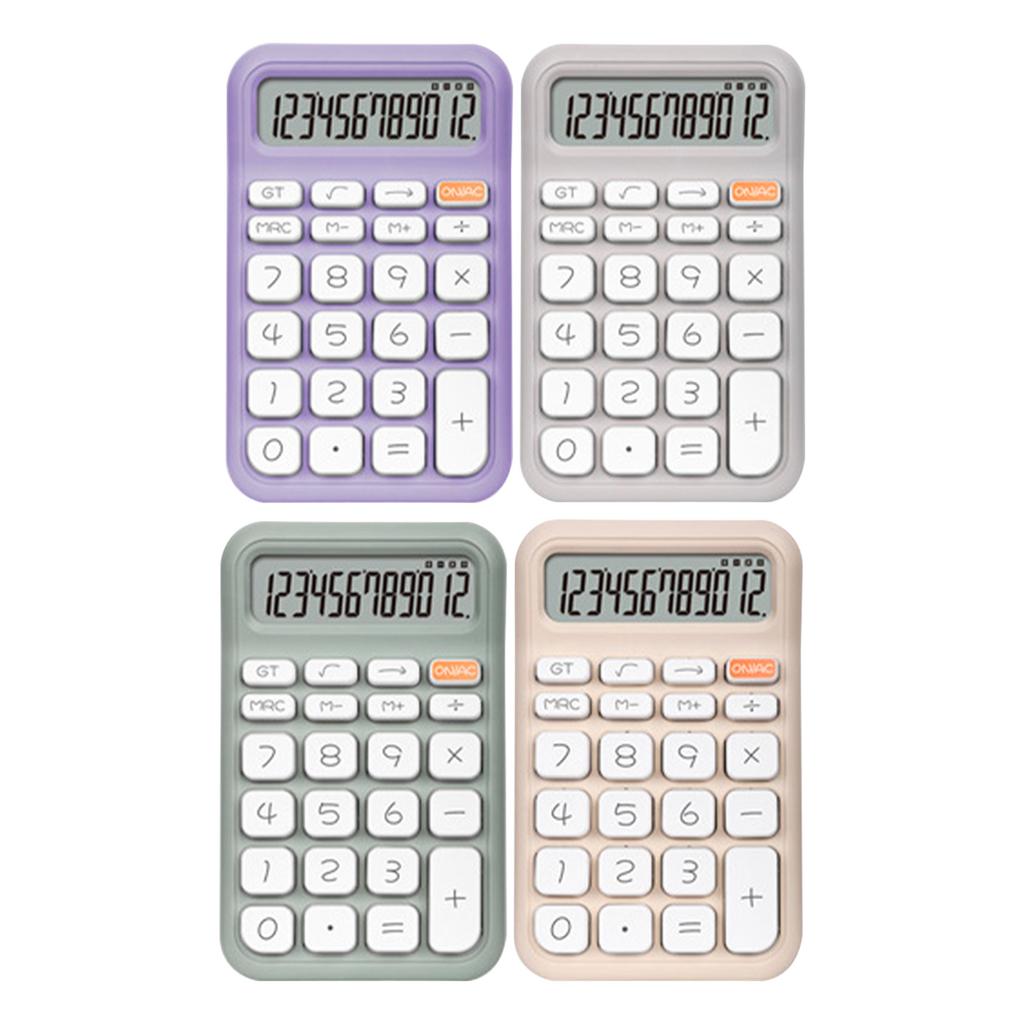 Calculator 12 Digit Handheld Pocket Calculator Note Pad Calculator for Students Office