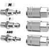 5pcs 300PSI Industrial Air Connect Fitting 1/2in NPT Pneumatic Tool Adapter  Air Compressors