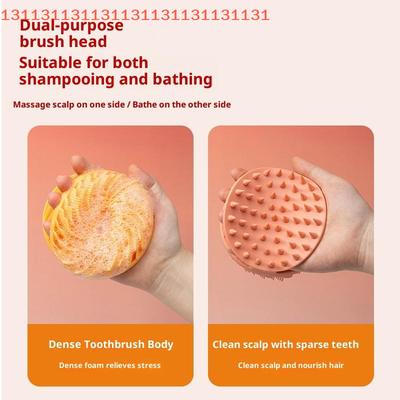 Soft Silicone Body Scrubber Scalp Exfoliating Non-irritating Body Wash Massager Bath Shower Brush Body Scrub Skin Care Bath Tool