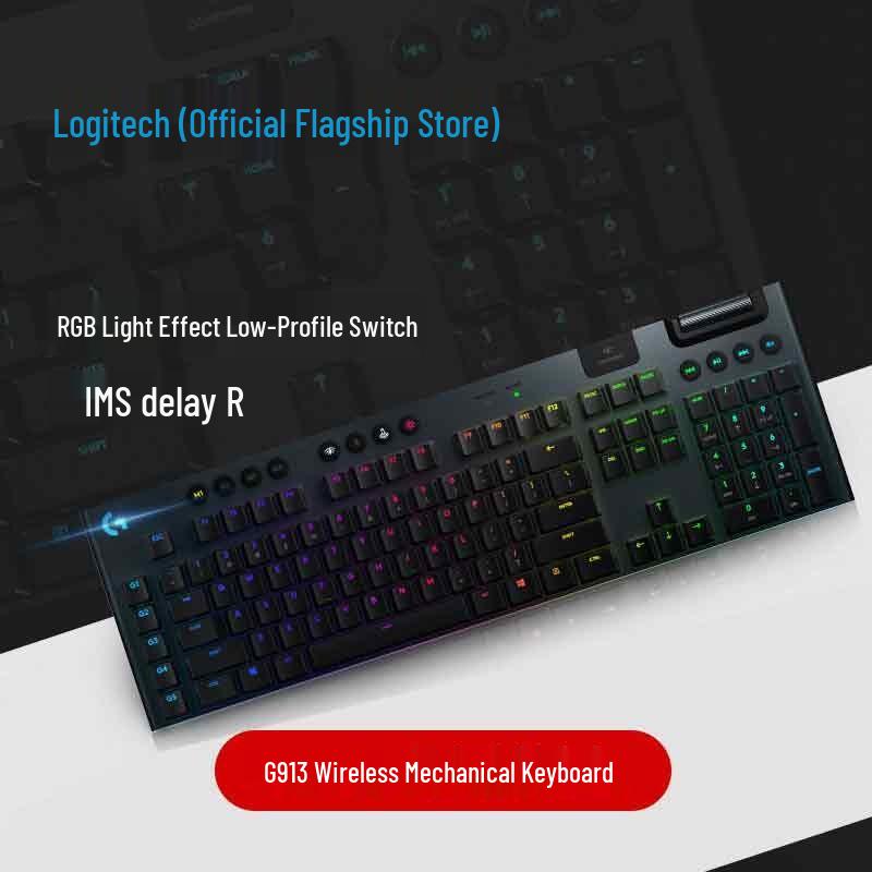 Logitech G G913 Wireless Ultra-Thin Mechanical Gaming Keyboard