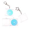 1Set Mini NFC Funktionale CD Hülle Schlüsselanhänger Peripheriegerät Gedenkalbum Schlüsselhalter für DIY Rucksack Anhänger