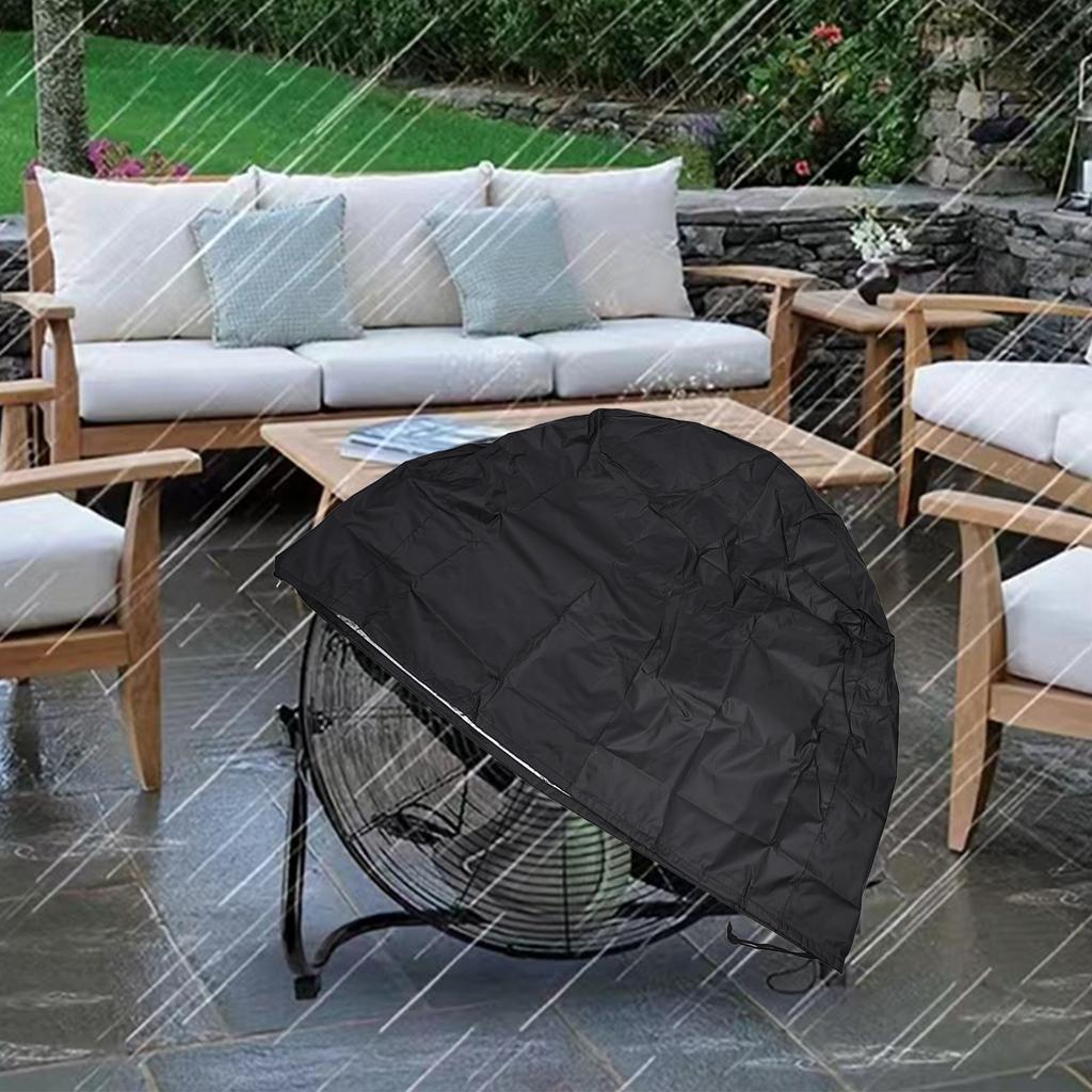 Dustproof Fan Cover Foldable Electric Fan Cover Adjustable Straps Dustproof Cover Long-lasting Protection Daily Maintenance