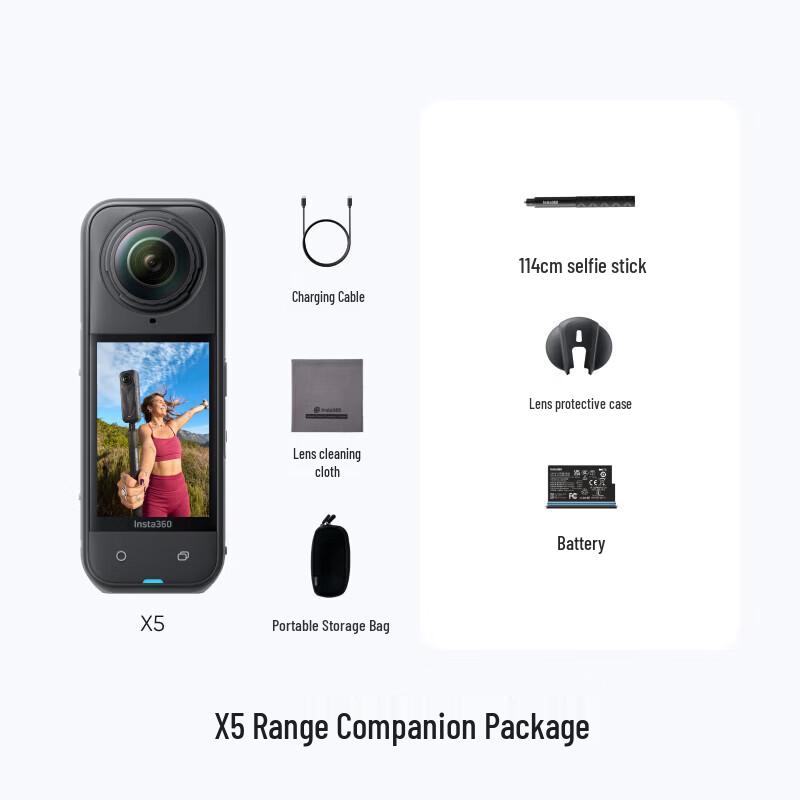 

Insta360 X5 8K Panoramic Action Camera (CN version)