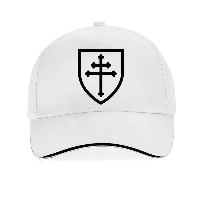 Classic Lorraine Cross Signet Men Hat Orthodox Cross Printing Baseball Cap Male Punk Style Adjustable Snapback Hats Gorra