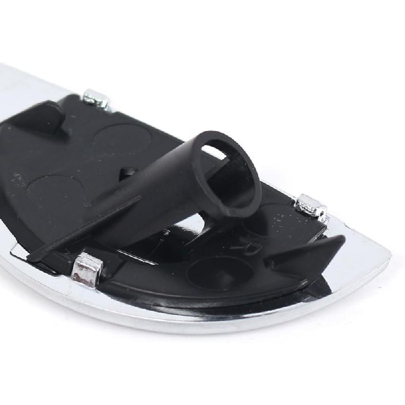 Riloer Front Headlight Washer Cap, Chrome Headlight Washer Cover, Compatible with Mini Cooper R50 R52 R53 2001-2006 With Headlight Washer Nozzle,