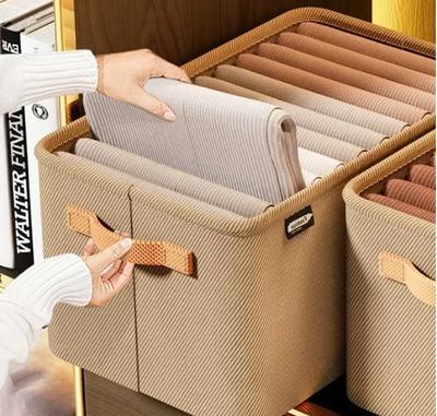 Thicken Clothes Organizer Pants Sweater Storage Cabinets Drawers Organizer Jeans Storage Box Wardrobe Clothes Storage Organizers