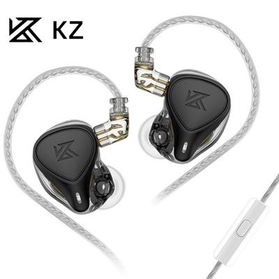 KZ-ZEX PRO Static Ring Iron Mixed In -ear Headphones Metal Wired Wiring Wheat HiFi Music Game Common