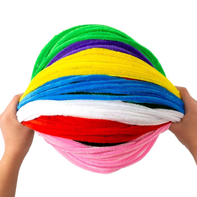Colorful Chenille Stems for Kids' DIY Crafts: Art Material for Kindergarten Projects