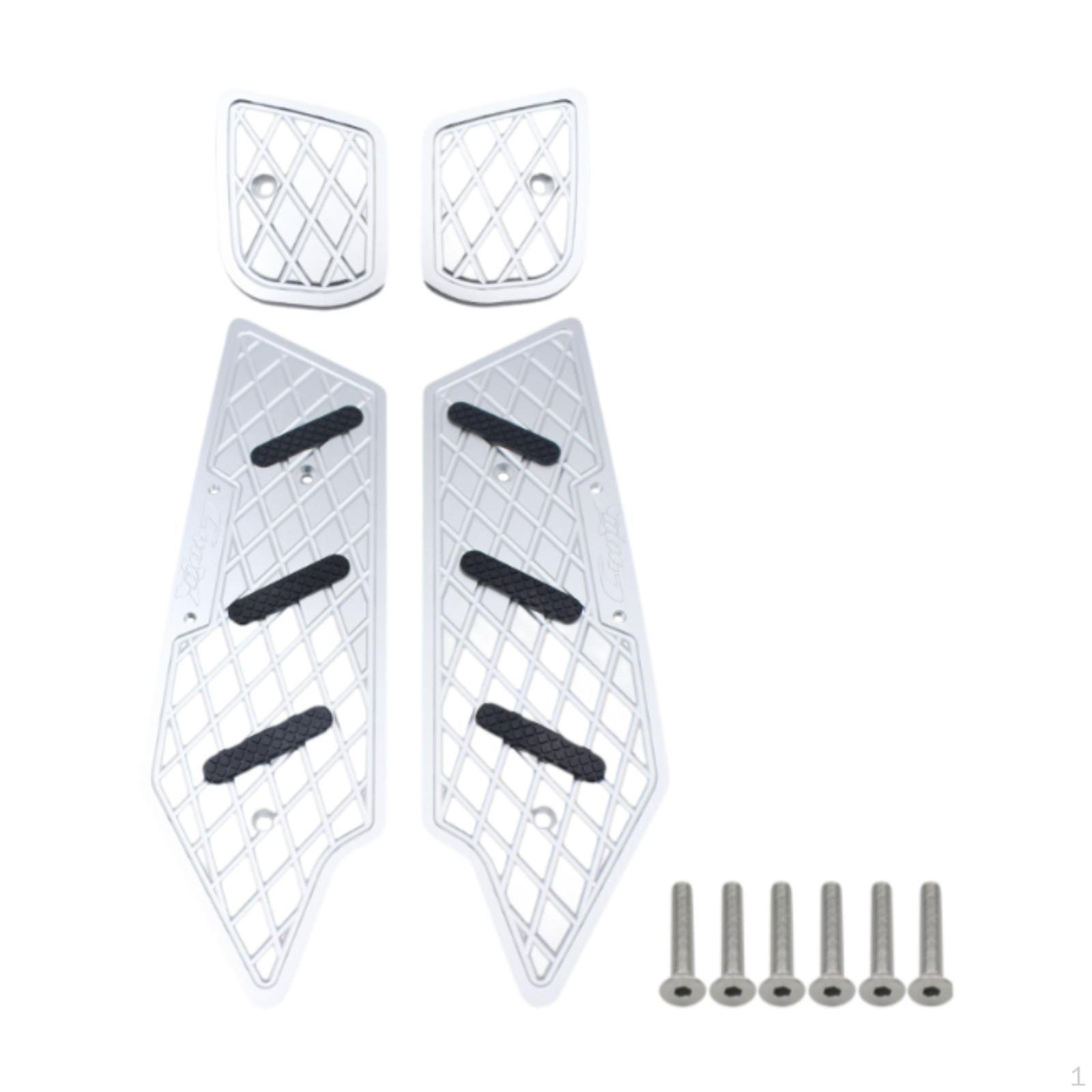 

Foot Rest Pedal Board Set Aluminum Alloy for BMW C400x 2018-2025 Silvery