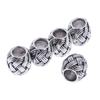 5 Pieces Antique Style Silver Spacer Loose Beads DIY Jewelry Making Findings
