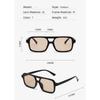Women's sunglasses, men's and women's fashion square large-frame double-beam sunglasses