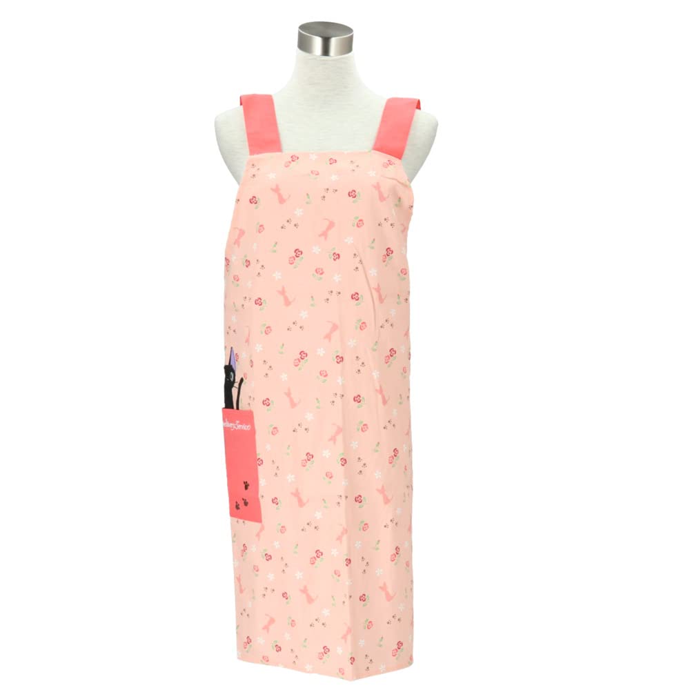Marushin Delivery Flowers and for Nursery Nursery 1165013400 H-shaped Apron, Ghibli, Kiki's Service, Jiji, Jiji, Thin, School, Teacher, Kindergarten,