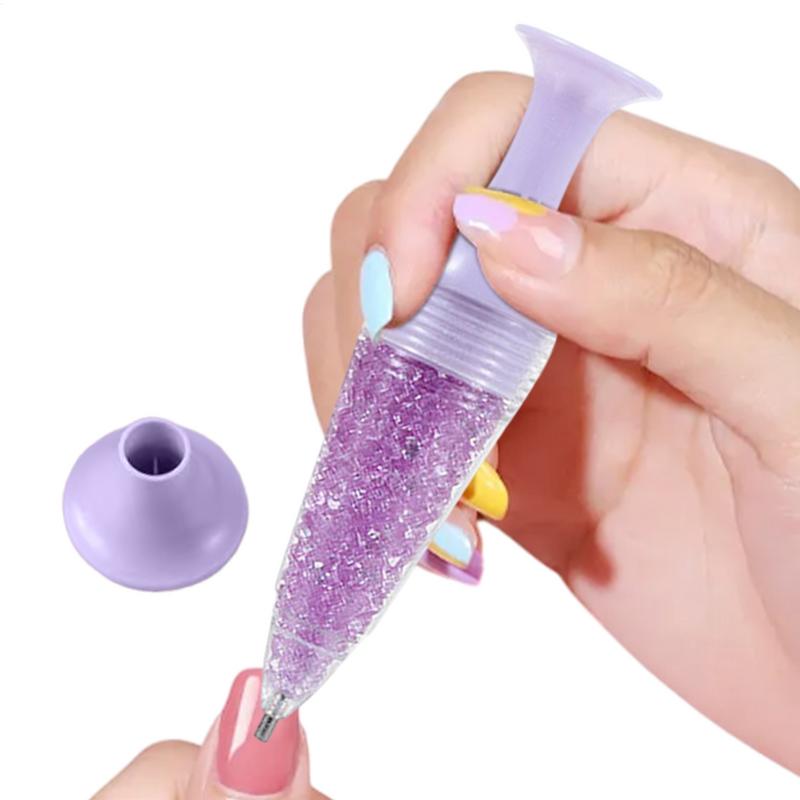 Flower Pot 5D Diamond P ainting Point Drill Pen D iamond Painting Tool Point Drill Pen DIY Diamond Pens Crafts Embroidery Sewing
