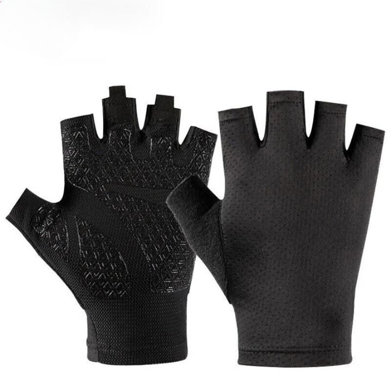 

Outdoor Camping Motorcycle Gym Fitness Gloves Non-Slip Unisex Gloves Shockproof Fingerless Gloves Cycling Equipment чёрный