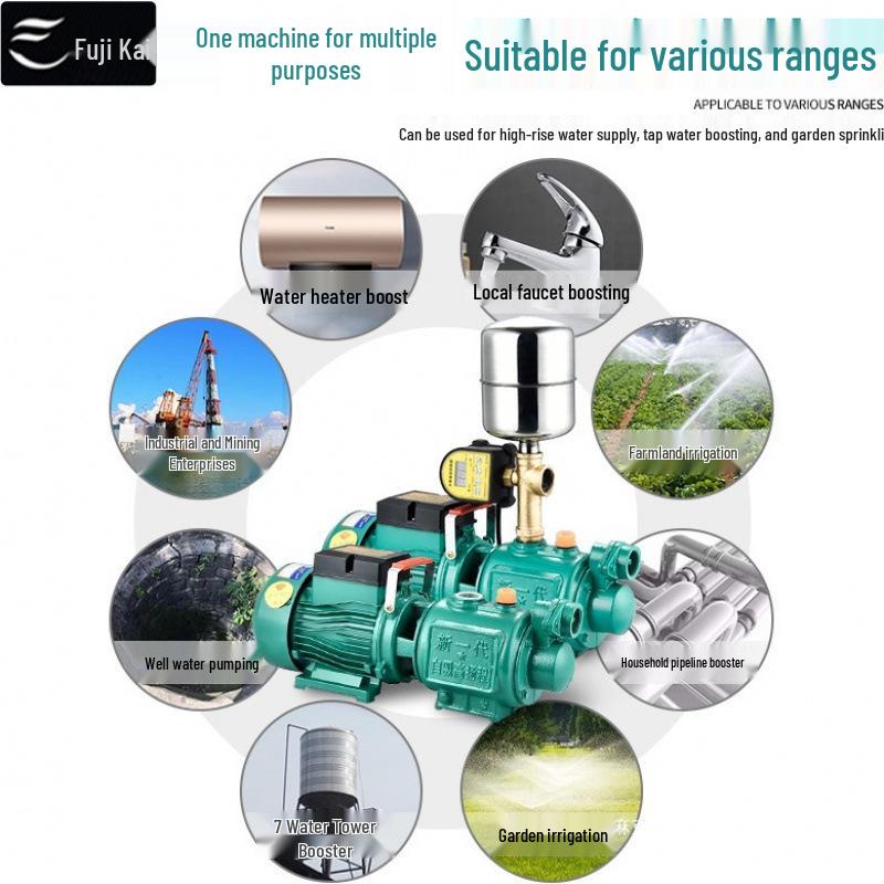 Fully Automatic 220V Self-Priming Booster Pump for Well and Tap Water