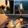 Multi-functional foldable three-leaf camping light outdoor camping LED tent light with hook High-capacity lithium battery