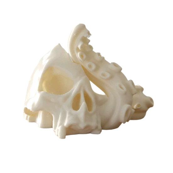 Gaming Controller Stand Skull Controller Halloween Home 3D Printed Octopus Holder for Gaming белый