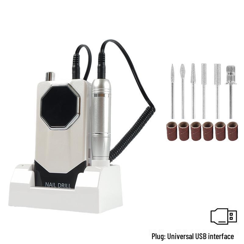 Rechargeable 30,000 RPM Professional Nail Drill for Gel Polish Removal
