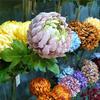 Large Artificial Chrysanthemum, Gaillardia, and Peony Flowers for Home Decor and Photo Props