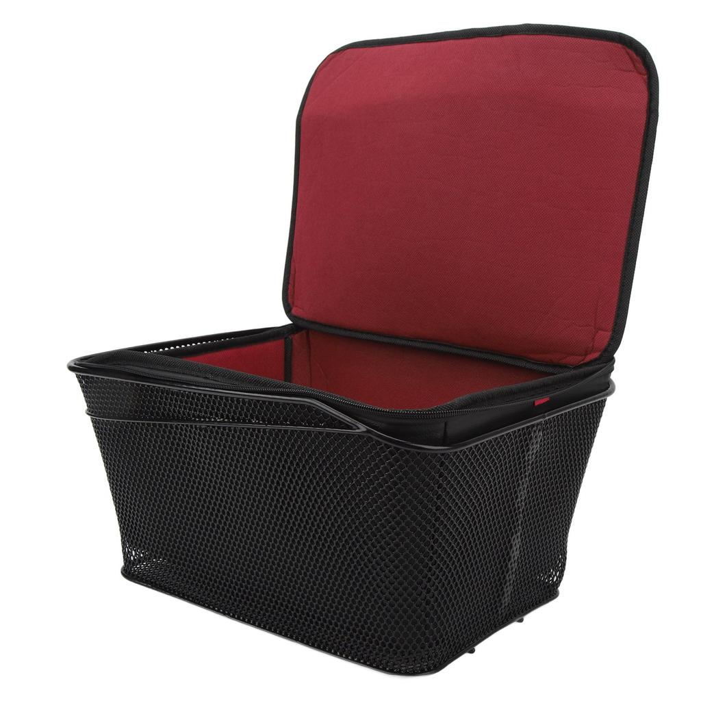 Rear Bike Basket 20L Capacity 20kg Bearing Waterproof Rack Storage Bag for Outdoor