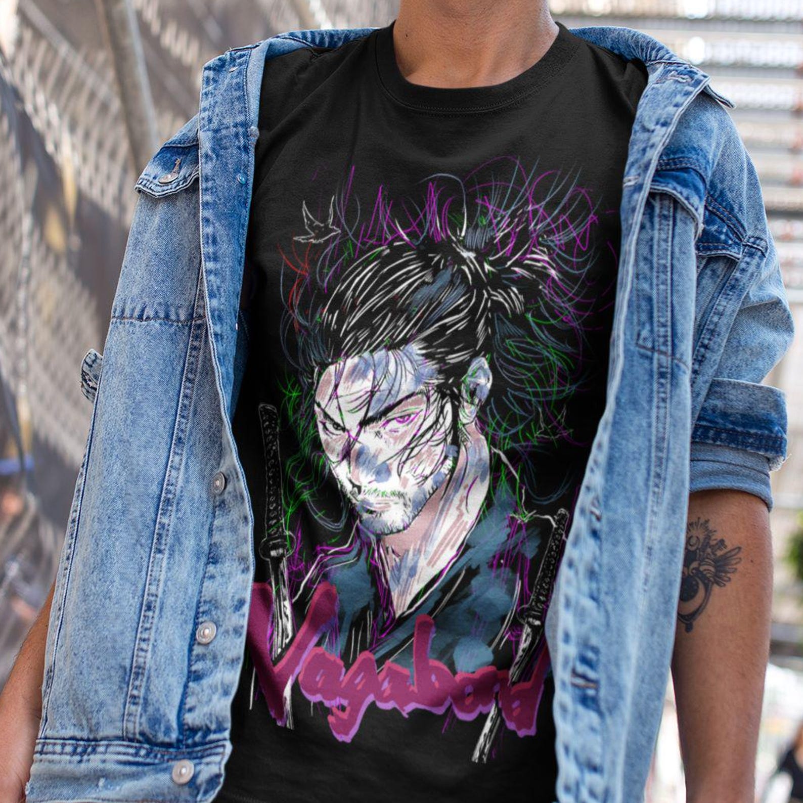 Vagabond Shirt, Musashi Miyamoto, Matahachi Honiden, anime Shirt, aesthetic hoodie, Manga aesthetic, japanese gaming, Unisex T-Shirt S