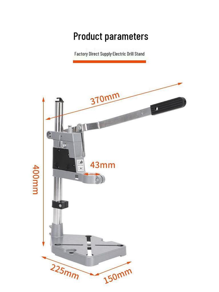 Multifunctional Electric Drill Stand: Converts Hand Drill To Micro Bench Drill for Precise Small Drilling Tasks