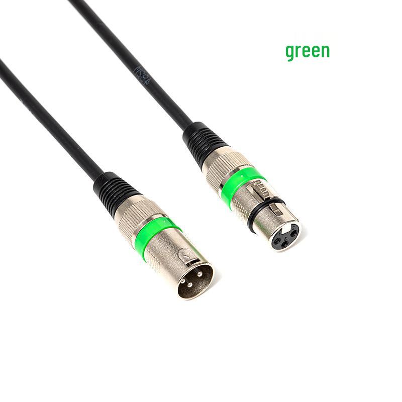 Canon XLR Color Audio Cable: Male to Female Microphone Mixer DMX Speaker Cable