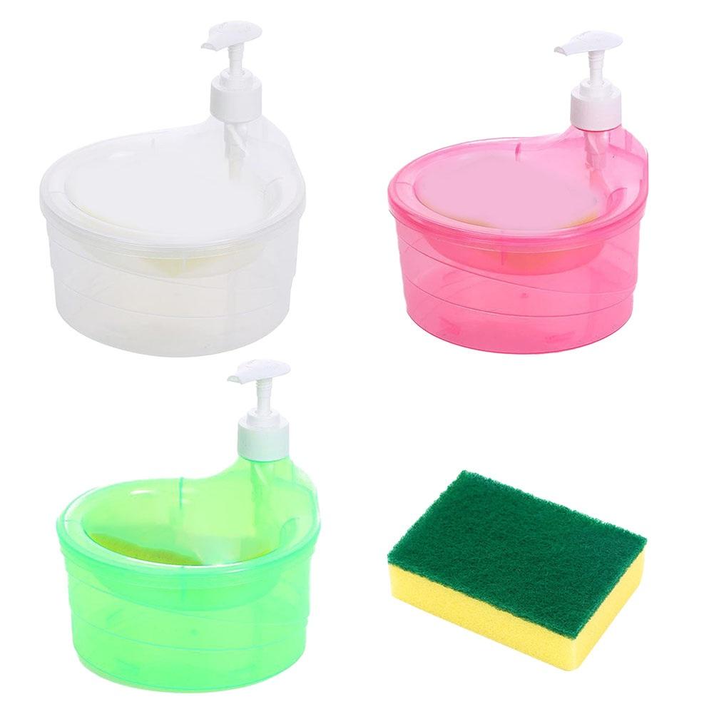 Cleaning Tools Dish Brush PE Material Soap Dispenser
