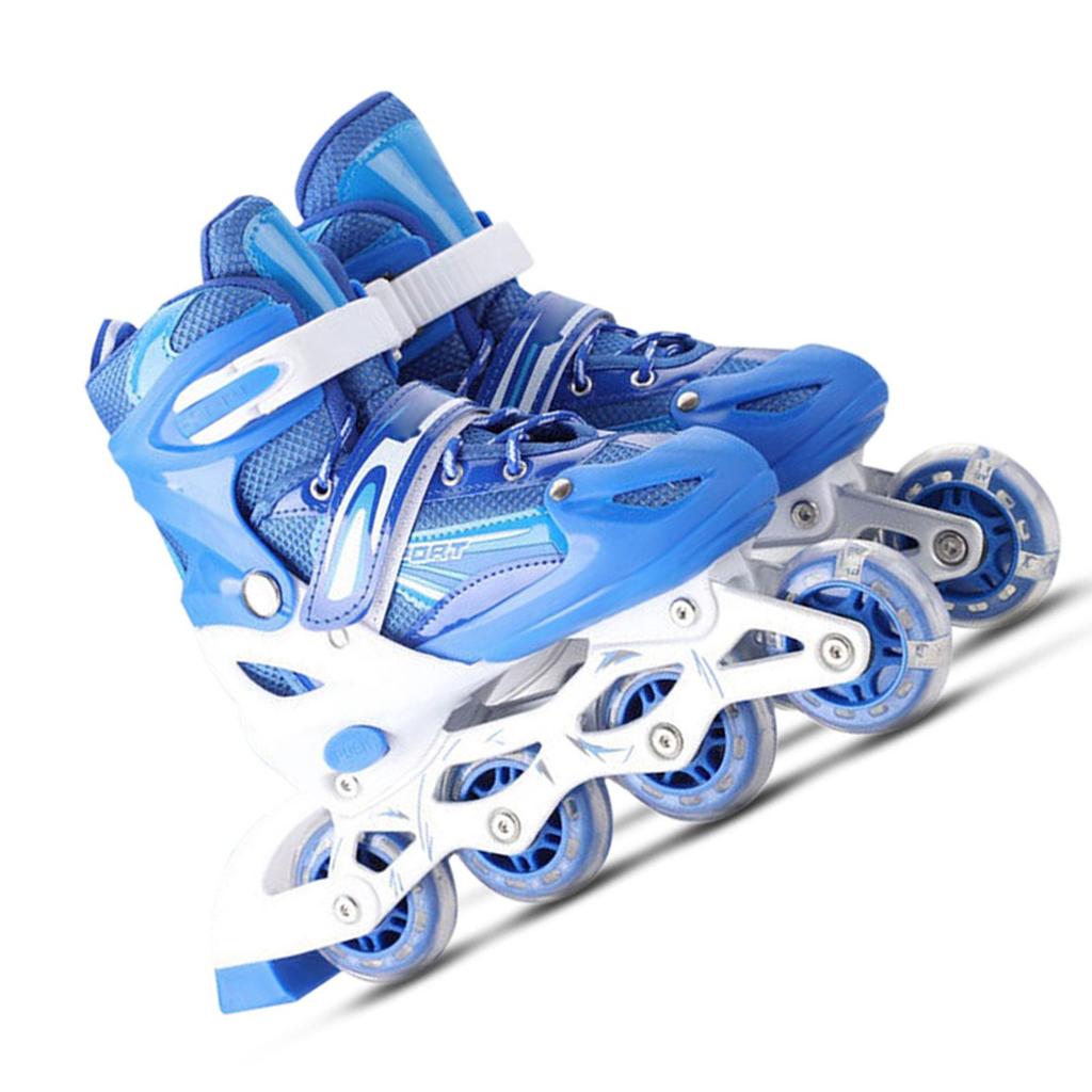 Ρυθμιζόμενα Φωτιζόμενα Πατίνια Inline με Φωτιζόμενες Ρόδες για Παιδιά και Ενήλικες για Κορίτσια και Αγόρια Άνδρες και Γυναίκες