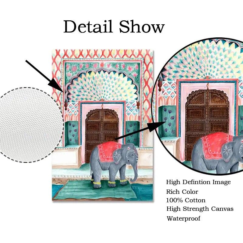 Cheetah Llama Leopard Jungle Nordic Posters and Prints Animal Wall Art Canvas Painting Wall Pictures for Living Room Home Decor