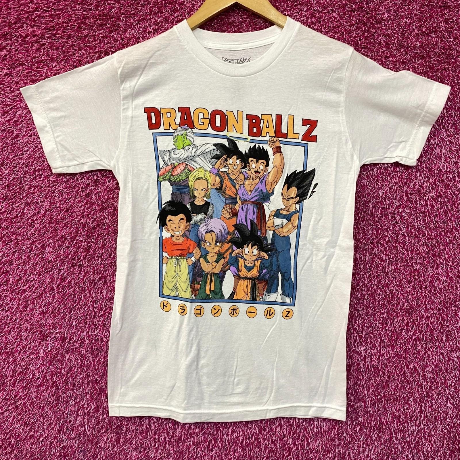 Dragon Ball Z Group Portrait Anime 100% Cotton T-shirt Mens Tees Top 3XL