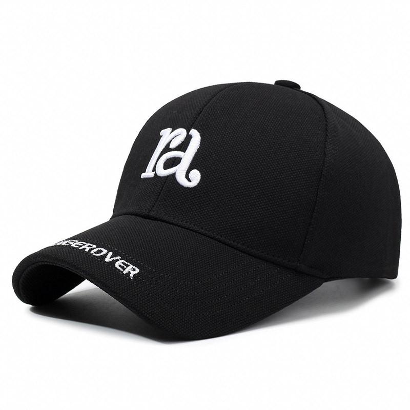 Rd Letter Embroidery Baseball Cap Outdoor Breathable Sun Protection Gift Hat