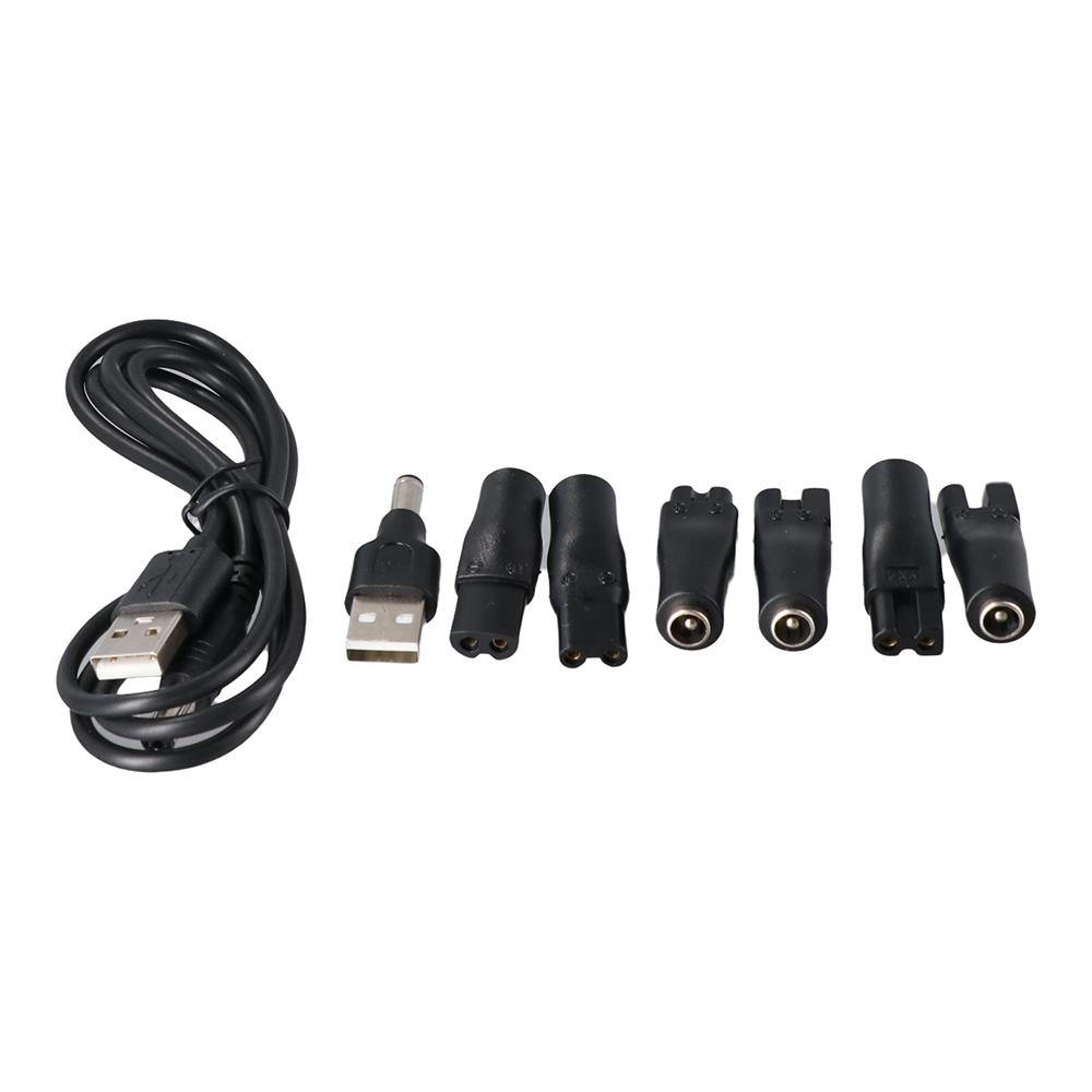 USB Charging Cable Power Cord USB Adapter Electric Hair Clippers Charger USB Charging Plug Cable
