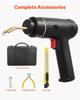 Cordless Plastic Welder Gun 120W Plastic Welder Kit with 400 Staples