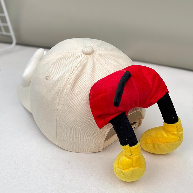 Cute Ass Palm Baseball Cap Funny Design Cartoon Hat Female Summer Versatile Sunshade Photo Cap