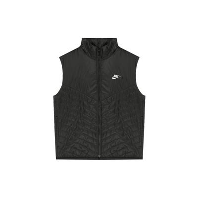 Solid Color Stand Collar Zipper Sleeveless Vest Men Vests Black FB8202-011