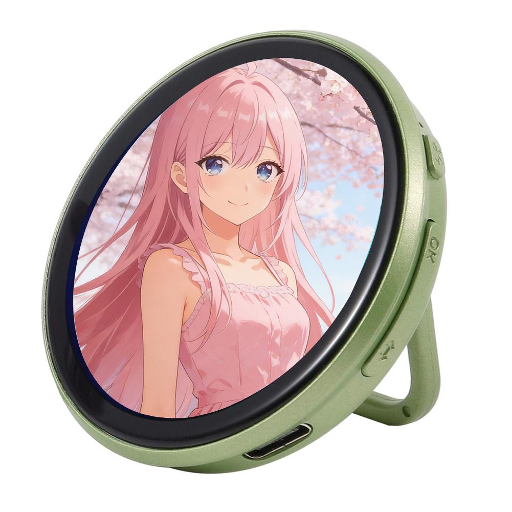 Digital Display for TagME E-Badge W/h 8MB Internal Memory Customizable Anime Style Badge Dynamic Touch Screen Gift for Valentine зелёный