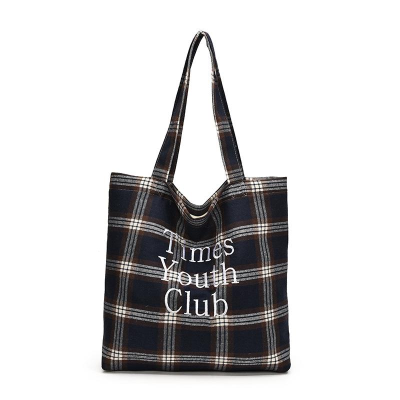 Casual Canvas Bag Women's New Large-capacity Tote Bag