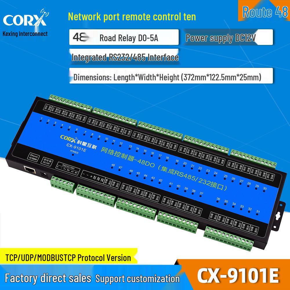 TCP/IP Modbus Network IO Relay Controller with 485 Support