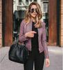 Autumn/Winter Women's Fashion PU Leather Suit Jacket