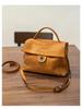 2024 Autumn/Winter Vintage Handmade Women's Genuine Leather Shoulder & Crossbody Bag